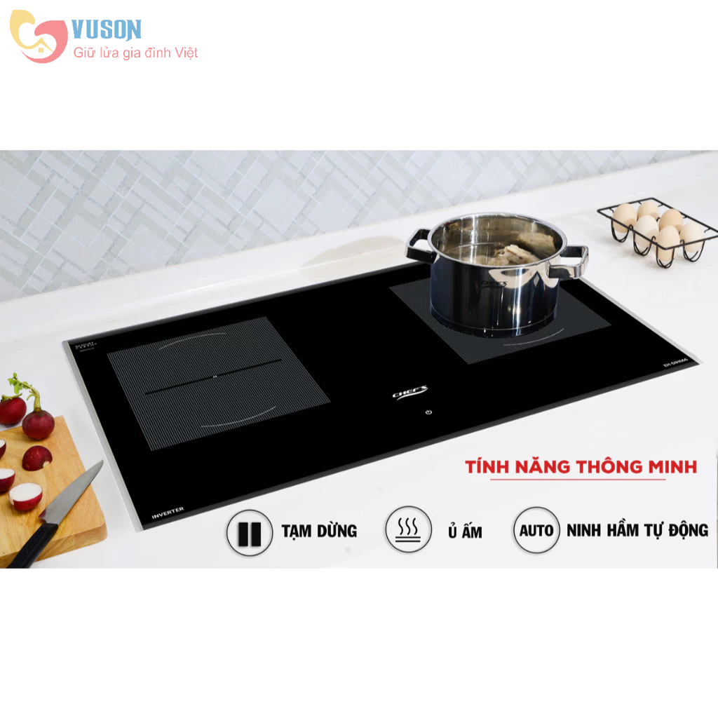Bếp từ đôi Chefs EH-DIH666 - Hàng chính hãng