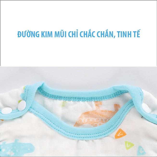 Túi Ngủ Cho Bé Mùa Hè Thu | Túi Ngủ Trẻ Em Vải Đũi Cotton Mềm [Video &amp; Ảnh Thật]