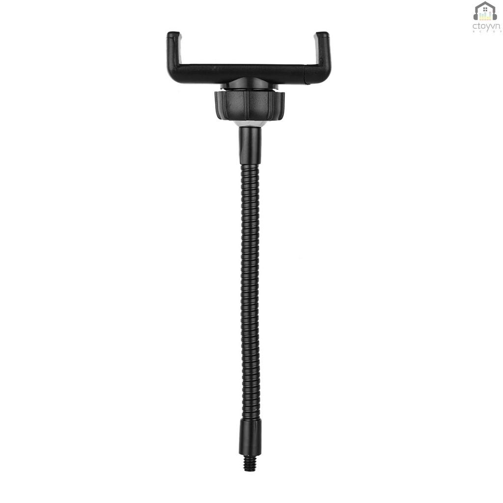 Giá đỡ cho điện thoại có thể gập lại với vòng đèn LED 1/4 cho điện thoại iPhone Android