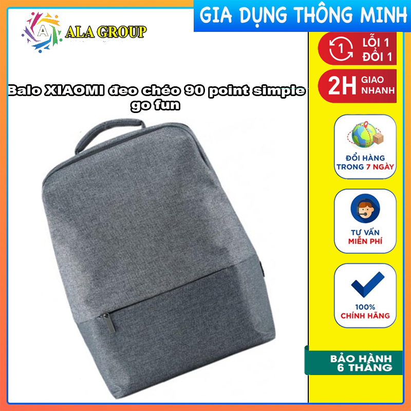 Balo XIAOMI đeo chéo 90 point simple go fun/ túi đeo chéo/nam nữ - Hàng Chính Hãng