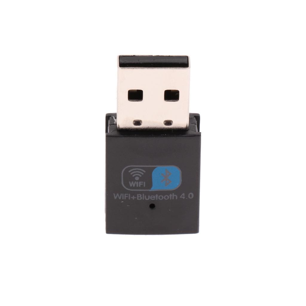 2 IN 1 Bluetooth 4.0 Wireless USB Wifi Network Adapter Dongle Network LAN Card