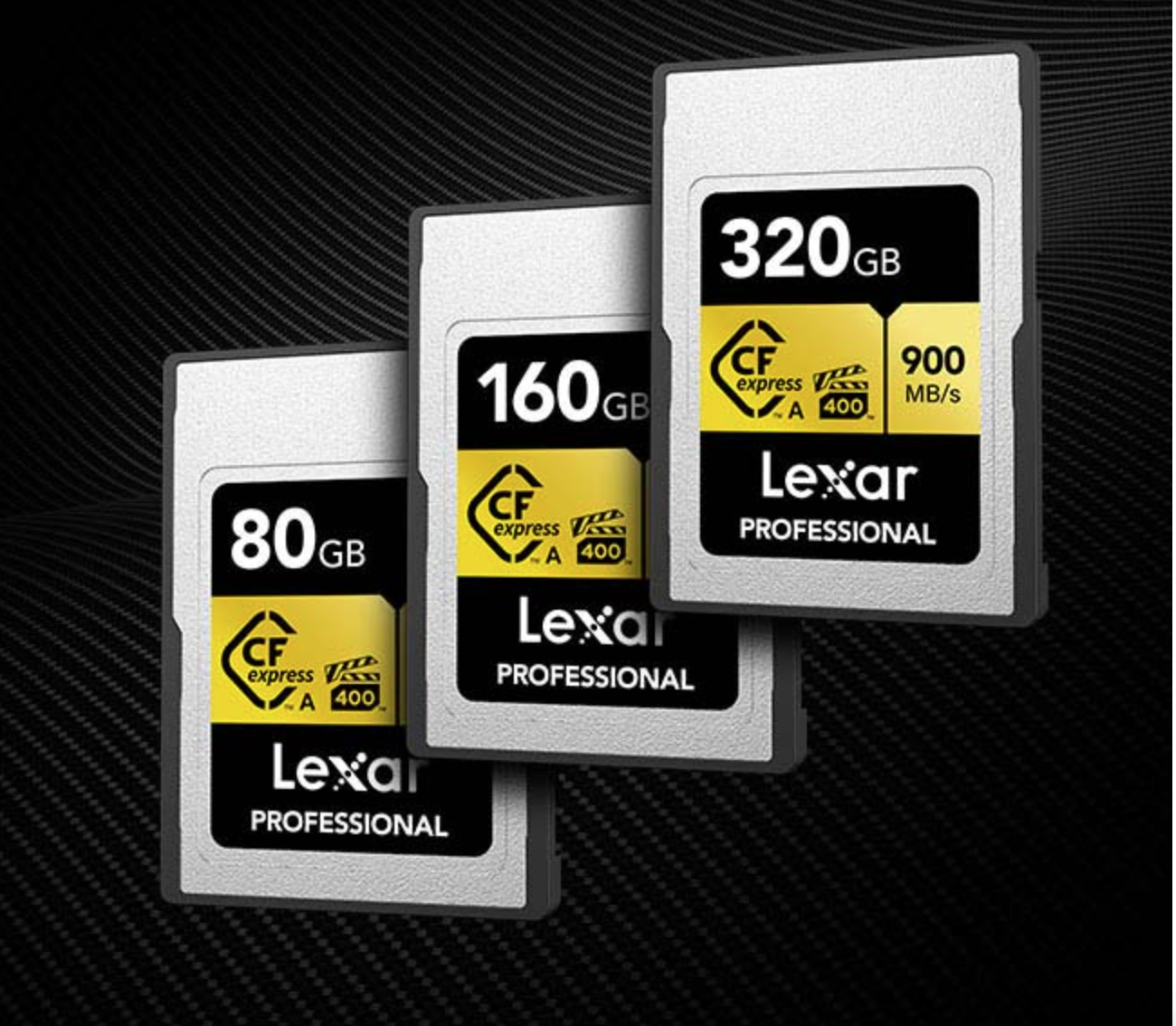Thẻ nhớ CFexpress Lexar Professional 160GB Type A GOLD Series - BH 5 NĂM - Hàng chính hãng