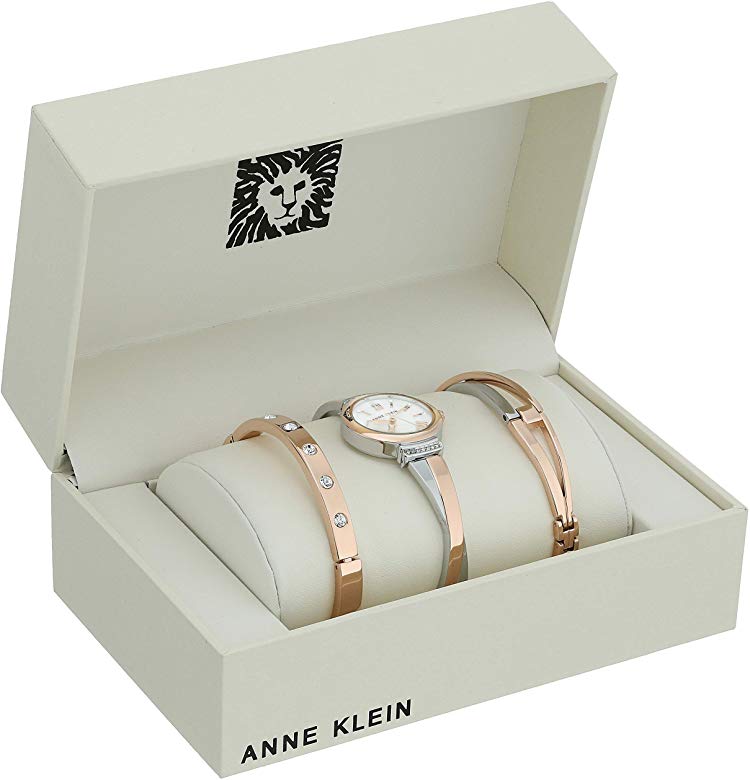 Bộ đồng hồ và vòng tay ANNE KLEIN 2245RTST