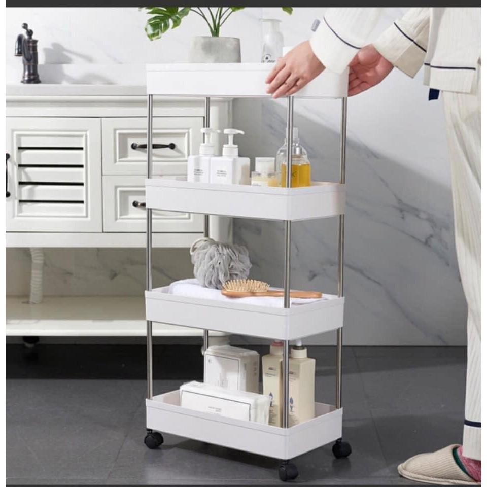 Kệ để đồ đa năng nhiều tầng có bánh xe