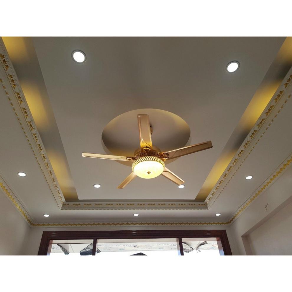 Quạt Trần Đèn Hiện Đại Động Cơ DC Tiết Kiệm Điện,Lõi Đồng 6 Tốc Độ Gió, 3 Màu Ánh Sáng,Đảo Chiều Hút Ẩm