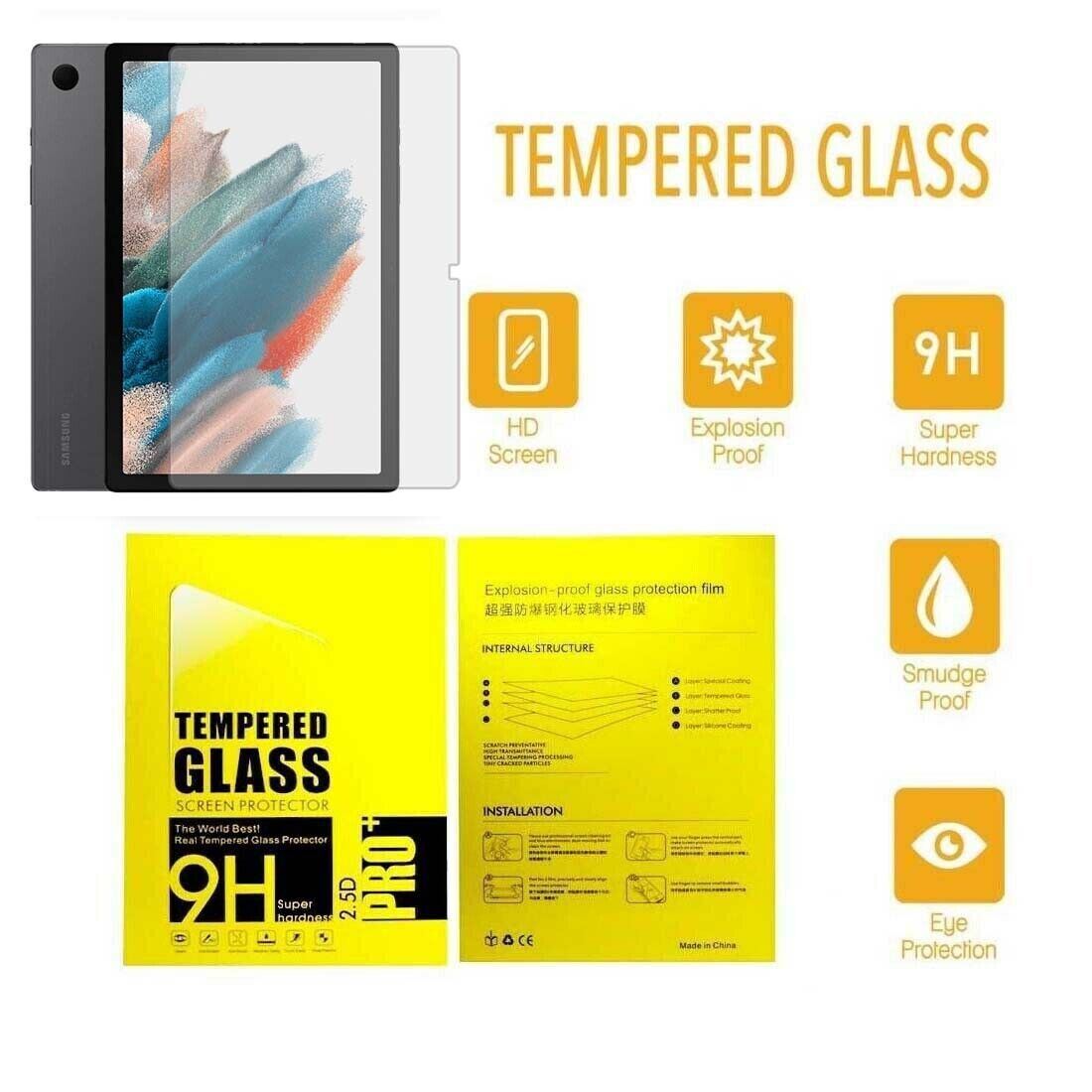 Kính cường lực Glass 9H cho Samsung Galaxy Tab A8 2022 10.5 inch