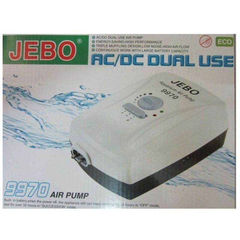 Máy sủi oxi tích điện jebo 9950