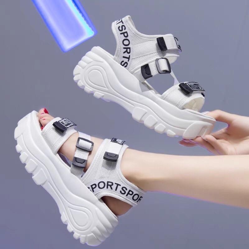 (sẵn hàng) Sandal Nữ Sport độn đế 7cm