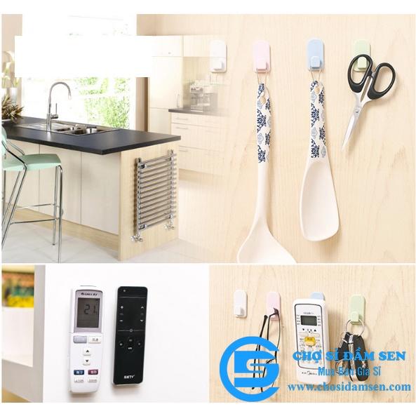 Bộ 4 nút dán treo remote máy lạnh đa năng, treo remote tivi tiện dụng cho không gian nhà bạn thật gọn gàng G221-TreoRML