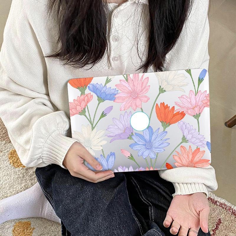 Ốp Máy Tính Bảng Họa Tiết Hoa Cho Macbook M2 A2681 Air13.6 Pro13 A2338 A2686 Touch Bar 2020 Air Pro13 M1 A2337 A2289 A2251 2022