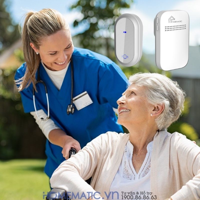 Chuông cửa không dây không pin HBM09