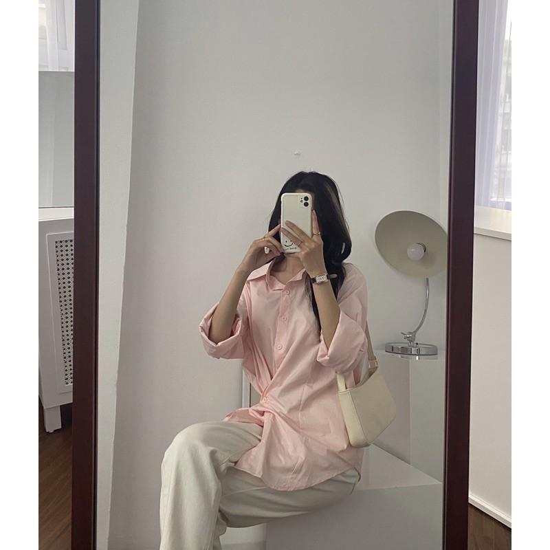 Áo sơ mi hồng