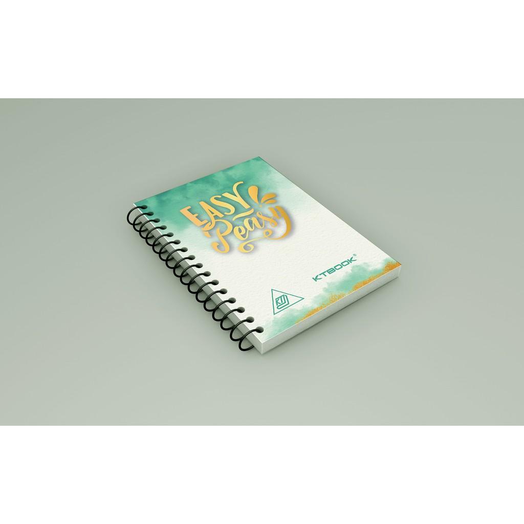 Số tay lò xo bìa cứng A5 KTBOOK 200 trang size A5