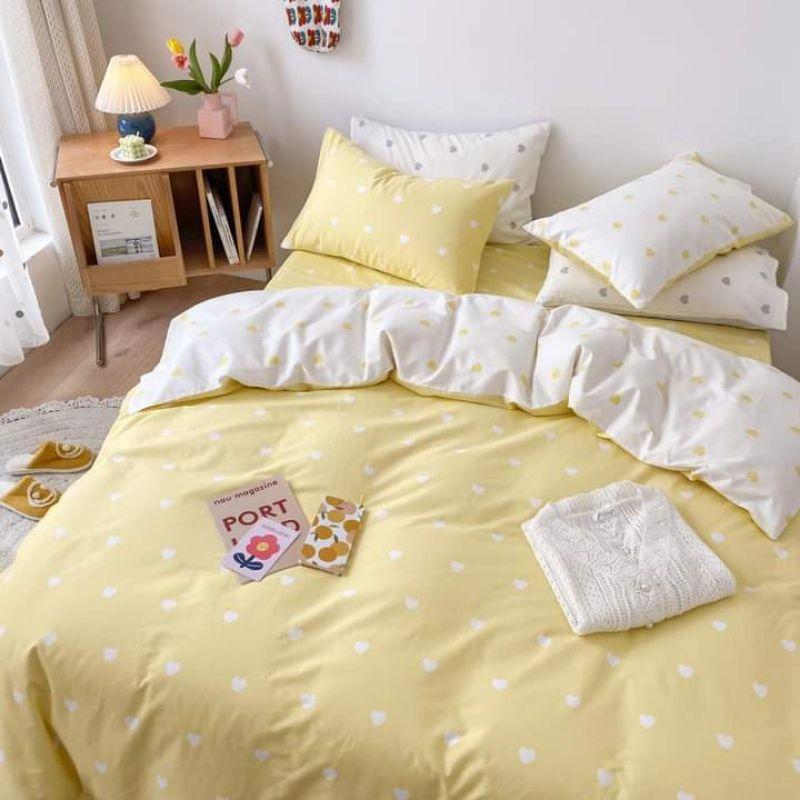 Bộ chăn ga gối cotton fly nhập khẩu cao cấp