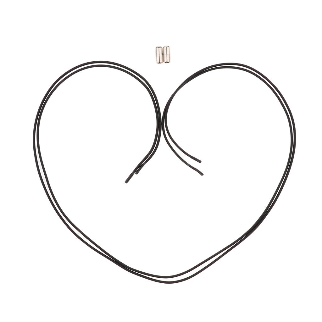 2pcs/Set Unisex Shoe Laces Elastic Rubber Shoelaces Elastics