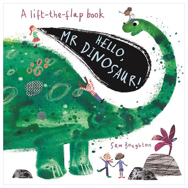 Sách ngoại văn: A Lift The Flat Book - Hello, Mr Dinosaur!