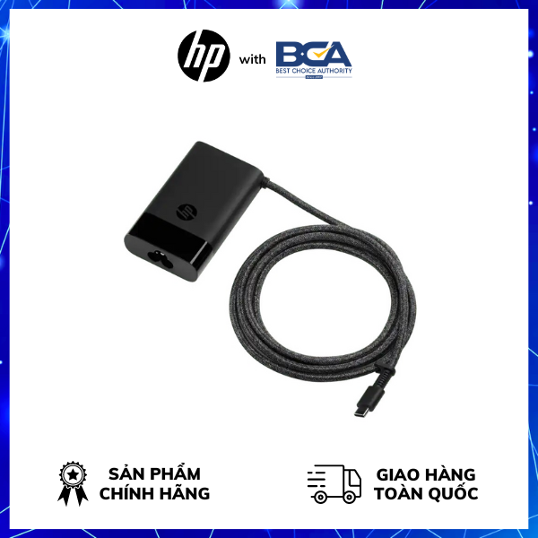 Sạc Laptop HP 65W Type C Chính Hãng (M54350-001) Dùng cho Laptop: HP Spectre x360 Series