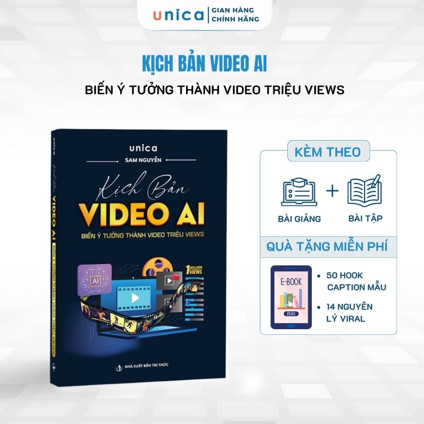 Sách Kịch bản Video AI - Biến ý tưởng thành video triệu views