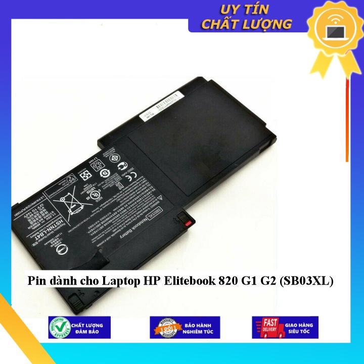 Pin dùng cho Laptop HP Elitebook 820 G1 G2 (SB03XL) - Hàng Nhập Khẩu New Seal