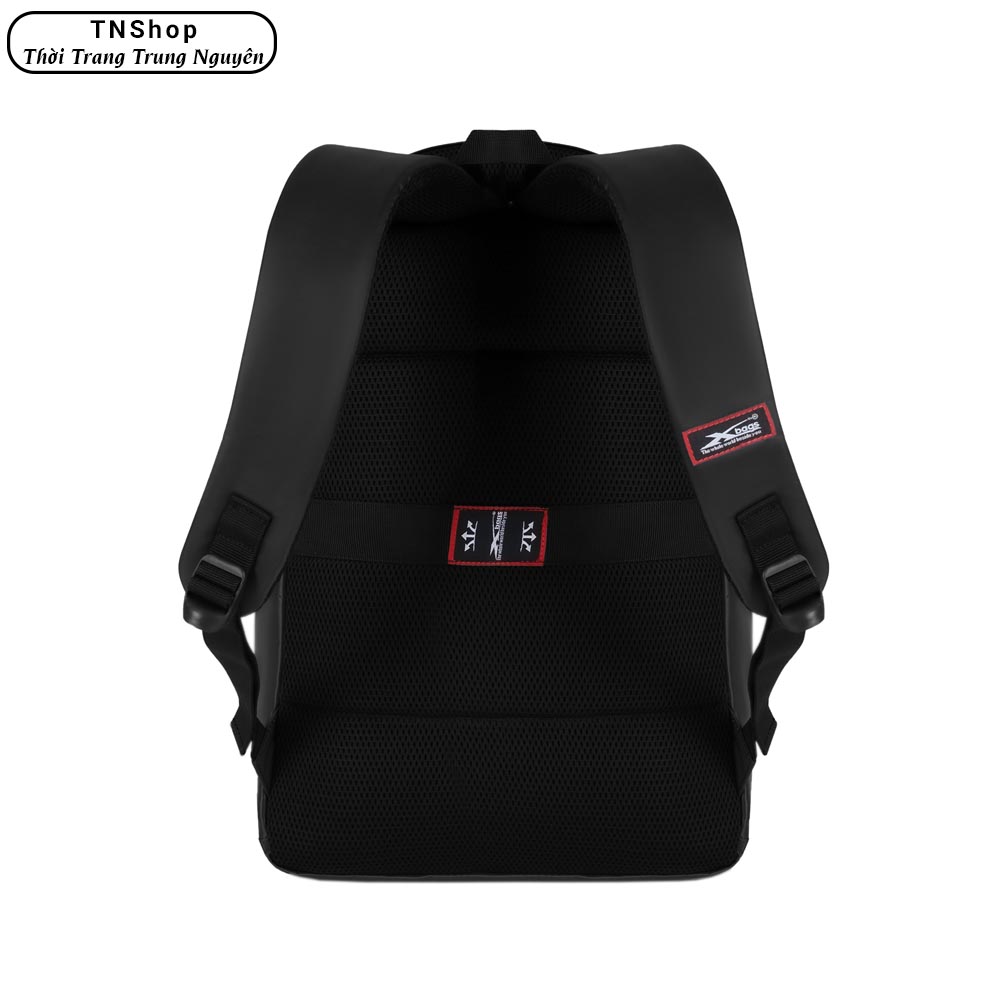 Balo Học Sinh Cấp 2 Cấp 3 Xbags Black Blue XB 3203 - Balo Thời Trang, Vải Chống Nước Bền Đẹp, Nhiều Ngăn Tiện Lợi, Nam Nữ Đều Dùng Được
