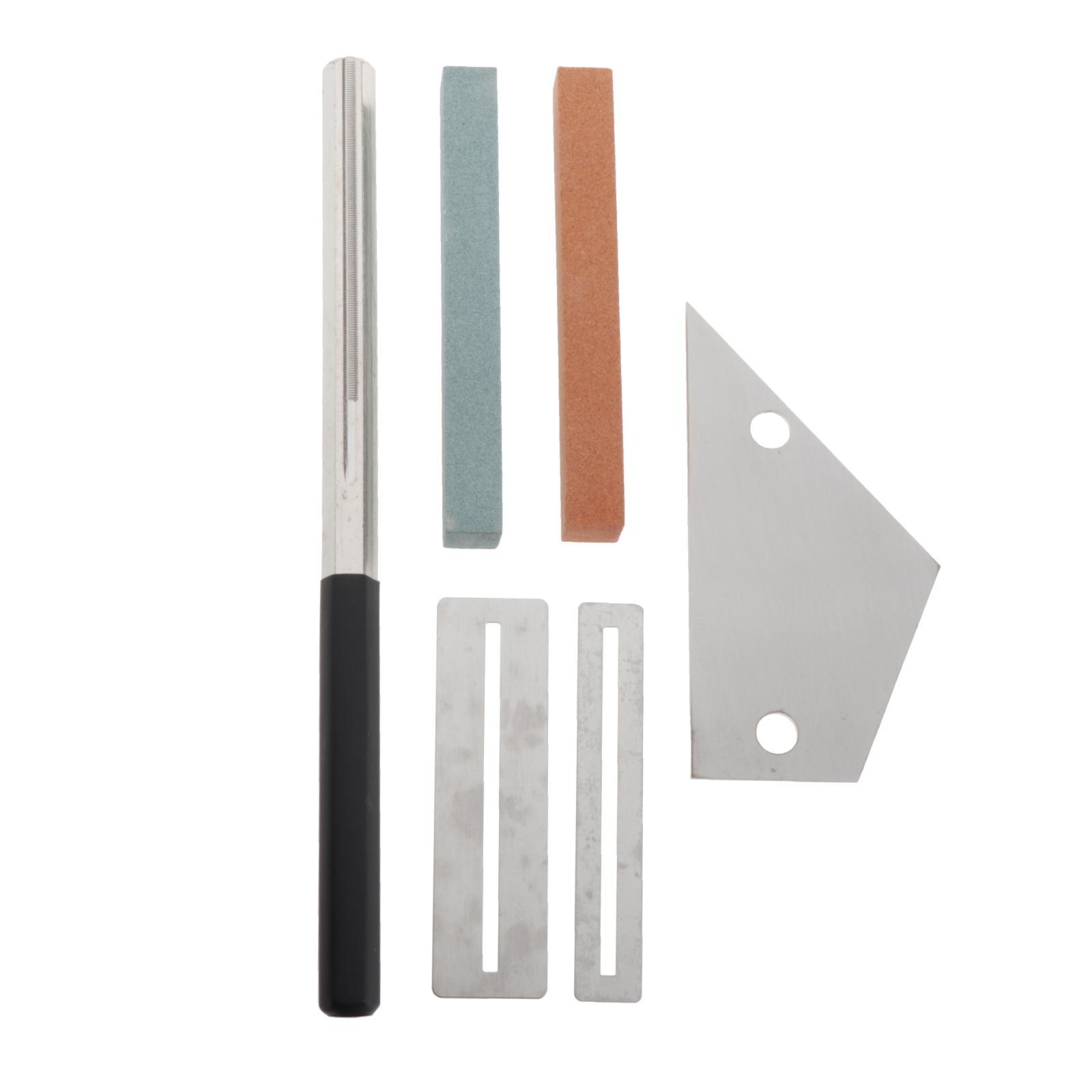 6pcs Guitar Tools Repair Maintenance Cleaning & Care Tool Kit for Ukulele Bass Mandolin Banjo Guitar String Instrument