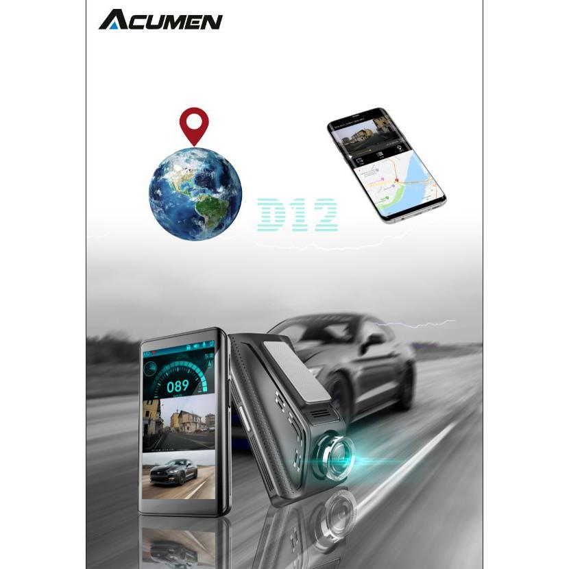 Cam hành trình D12 chính hãng Acumen Hoa Kỳ - Bảo hành 12 tháng