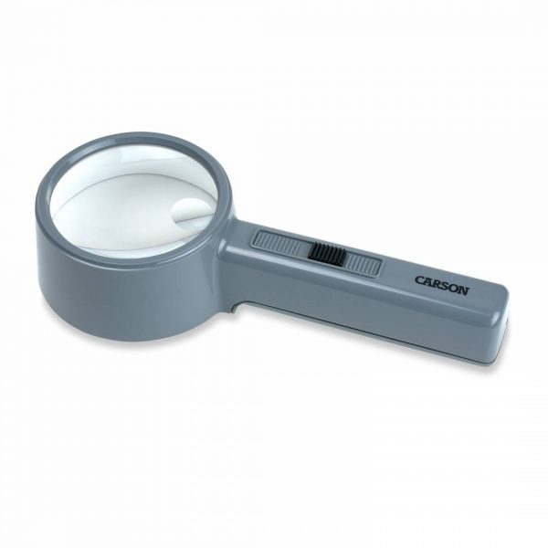 Kính lúp có tay cầm, đèn Led Carson MagniTop PT-90 2x - Hàng chính hãng