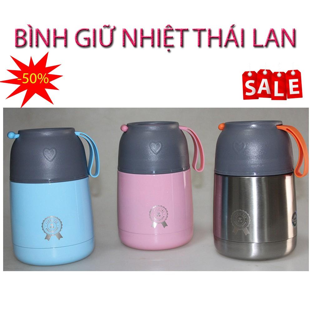 Bình giữ nhiệt Thái Lan 620ml, Giữ Nhiệt Đa Năng, Bình Giữ Nhiệt Đựng thức Ăn Inox, Sản Phẩm Có 3 Lớp cách Nhiệt Cao Cấp