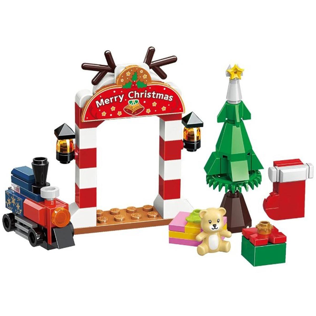 Đồ Chơi Lắp Ráp Chủ Đề Giáng Sinh - Christmas Castle - Keepplay 34016 (601 Mảnh Ghép)
