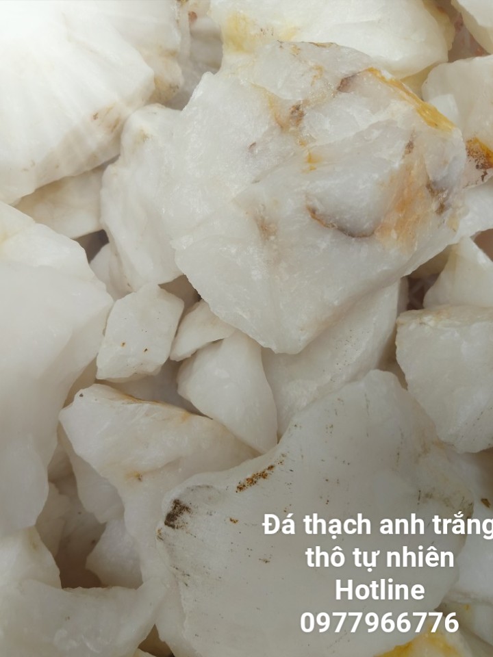 Đá Thạch Anh Trắng Thô Tự Nhiên Loại Đẹp (1 kg)