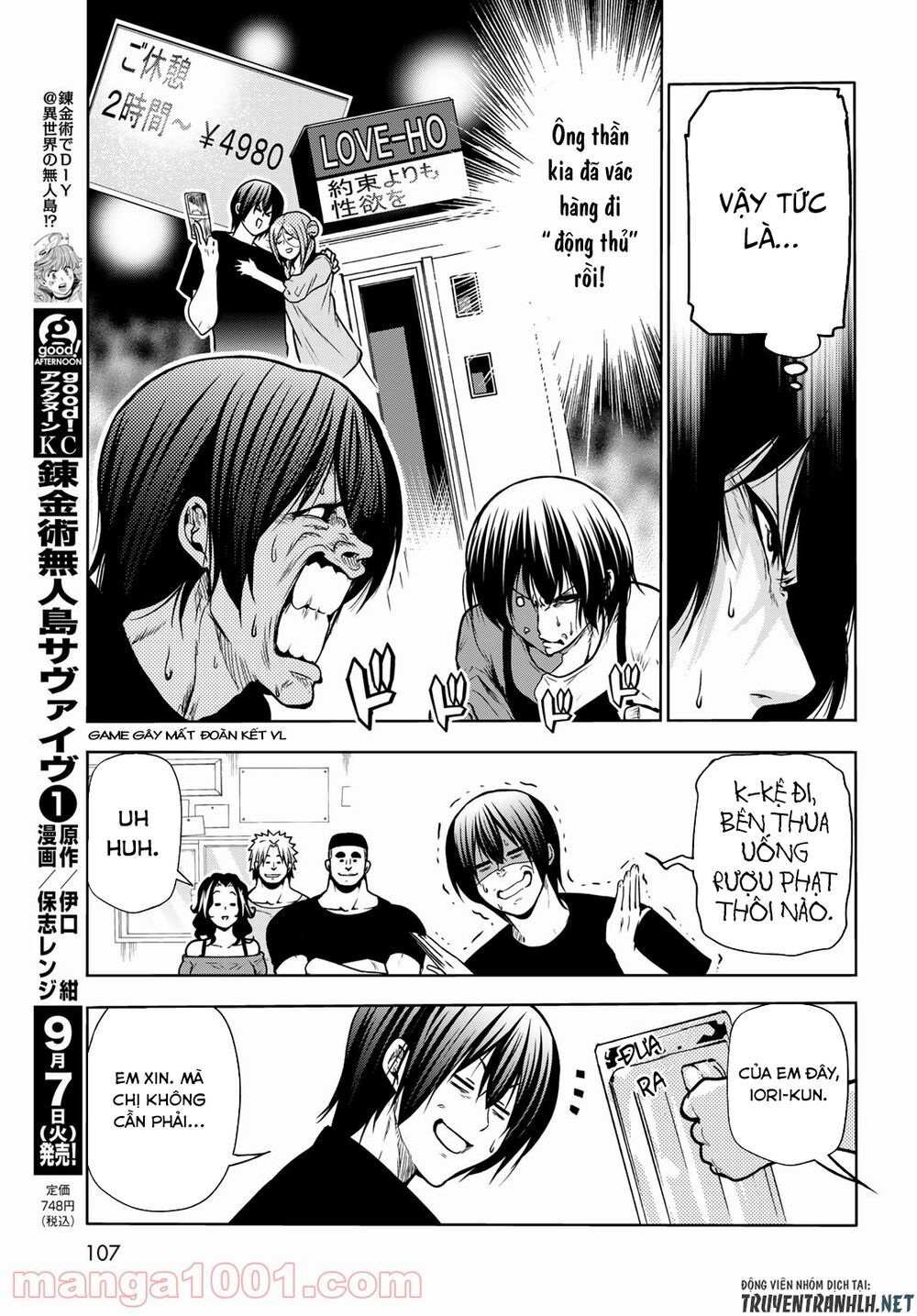 cô gái thích lặn - grand blue chapter 70 18