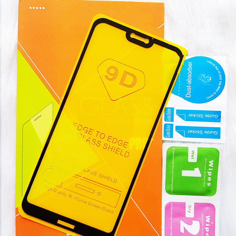 Kính Cường lực 9D Dành Cho OPPO HUAWEI NOVA 3E Full Keo Màn Hình - Màu Đen