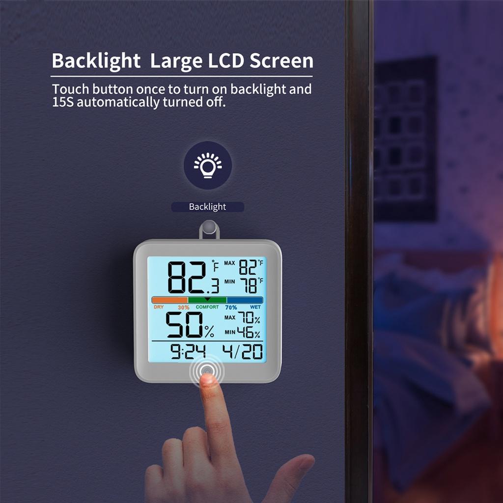 Đồng hồ đo nhiệt độ ẩm Xiaomi Youpin độ chính xác cao màn hình LCD
