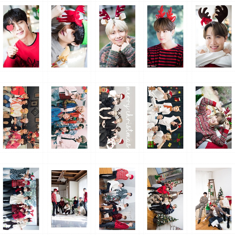 Bộ Lomo card BTS Merry Christmas - A