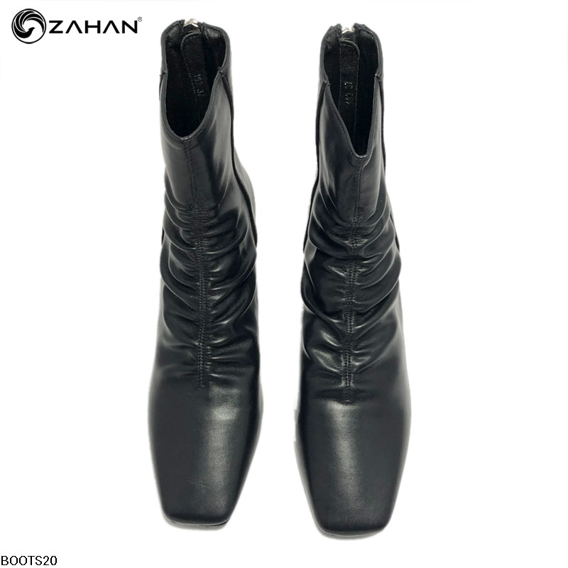 Boots nữ, 5cm, mũi vuông, nhún Boots20