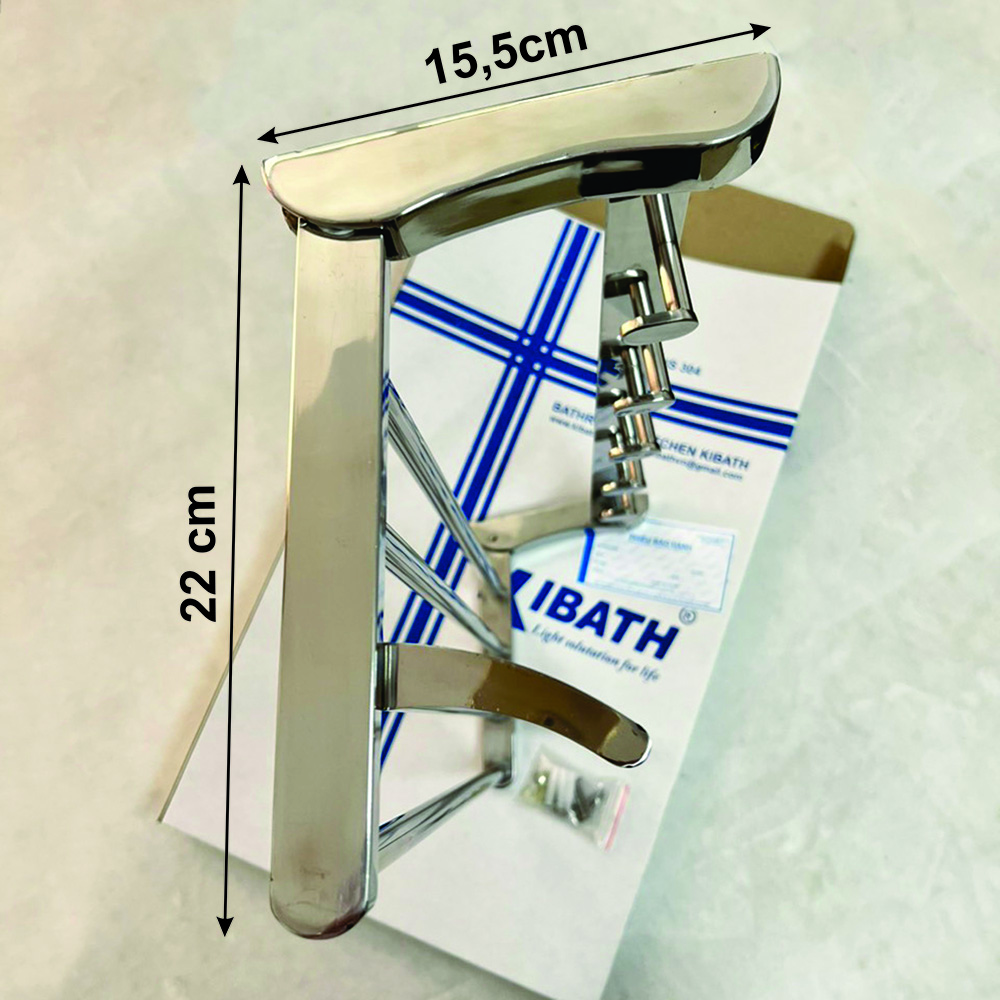Máng khăn đa năng Kibath Inox SUS 304, KB-912