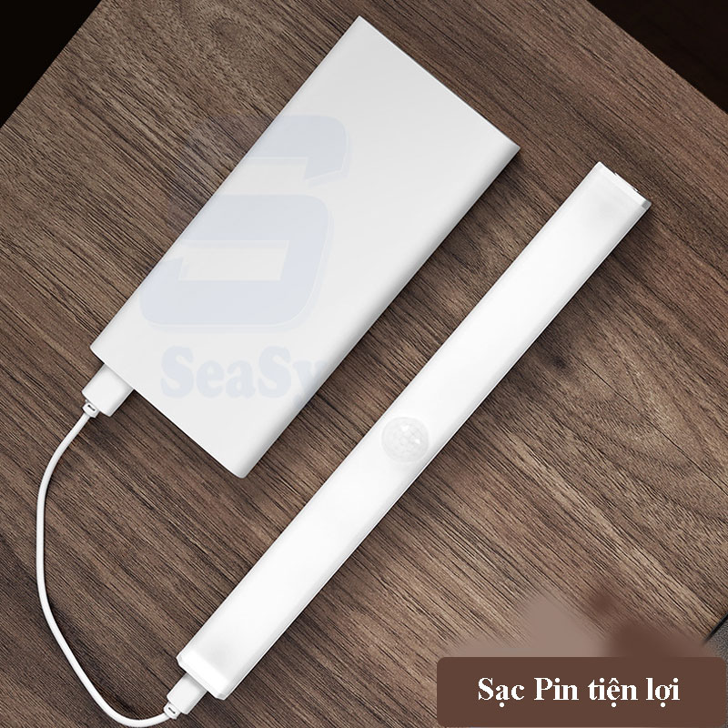 Đèn LED Cảm Biến Chuyển Động Nhiều Kích Cỡ Cảm Ứng Hồng Ngoại 3 Chế Độ Không Dây Điều Chỉnh Độ Sáng Qua 1 Lần Nhấn Ánh Sáng Bảo Vệ Mắt Tốt Tự Động Bật/Tắt Ban Đêm Đèn Học Làm Việc Đọc Sách Ngủ Cao Cấp Dễ Tháo Lắp Tiện Gắn Giường Cầu Thang Toilet Tủ USB