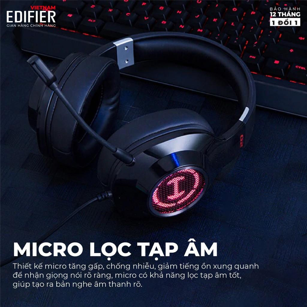 Tai nghe gaming 7.1 EDIFIER G2 II Bản quốc tế mới nhất - Hỗ trợ Mic chống ồn - Âm thanh giảm lập 7.1 - chính hãng