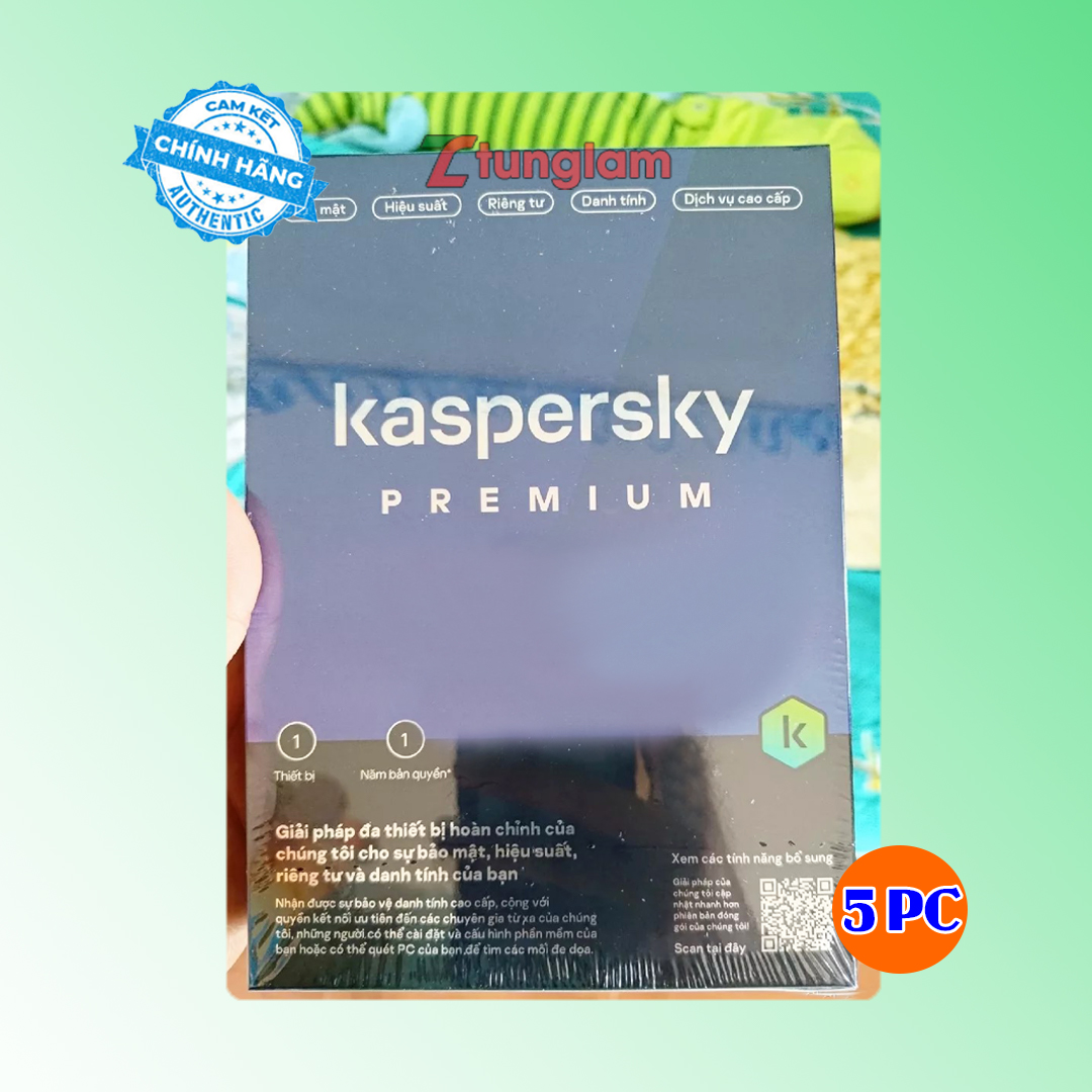 [Phân phối] Key Kaspersky Premium 5U, 1 năm - Hàng chính hãng