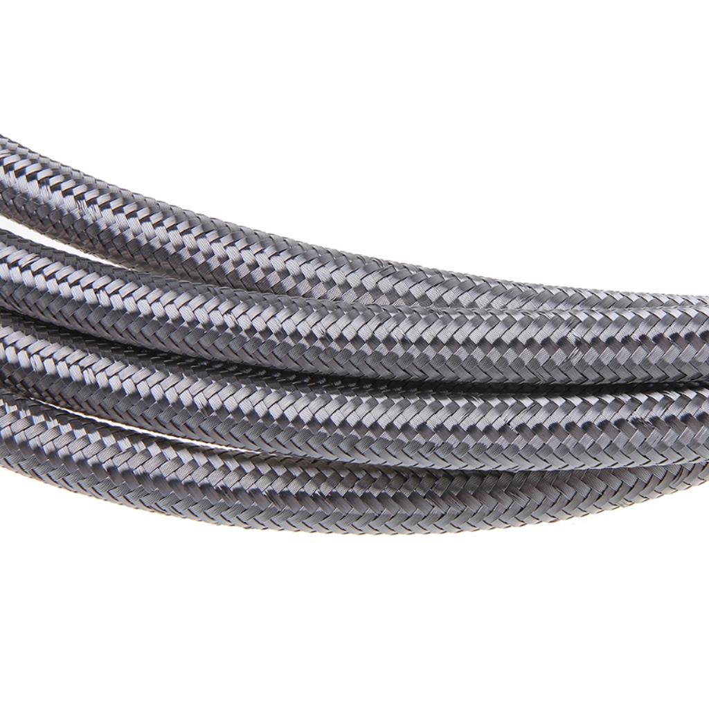 Automotive Braided Fuel  Hose AN4,,AN8, 1/3meter High Pressure