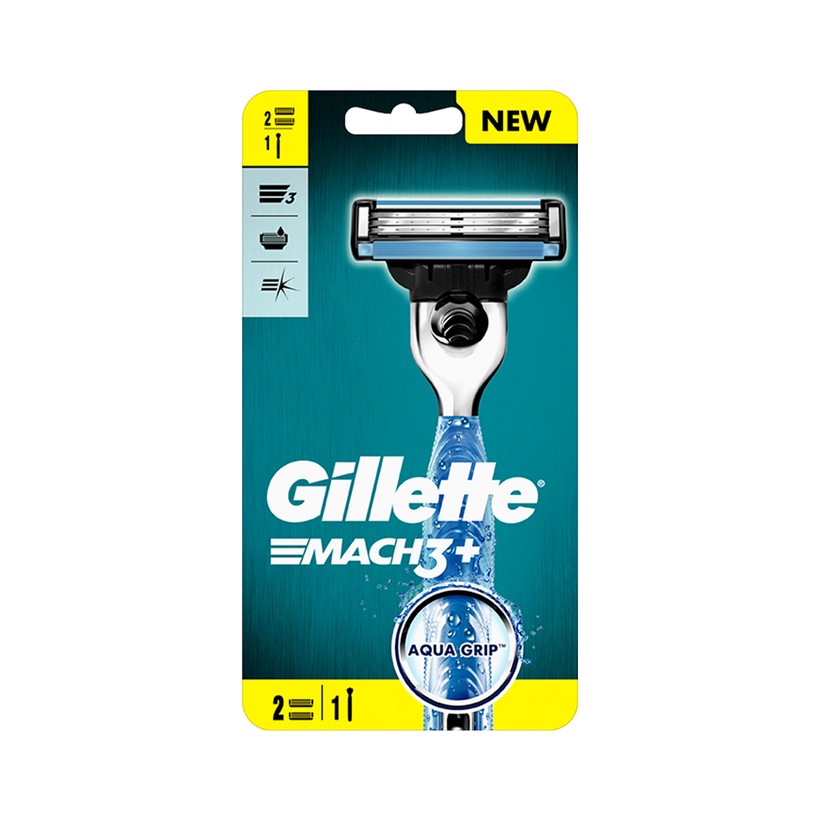 Dao Cạo Râu GILLETTE Mach3 Classic Và Bọt Cạo Râu Hương Chanh Chai 75g