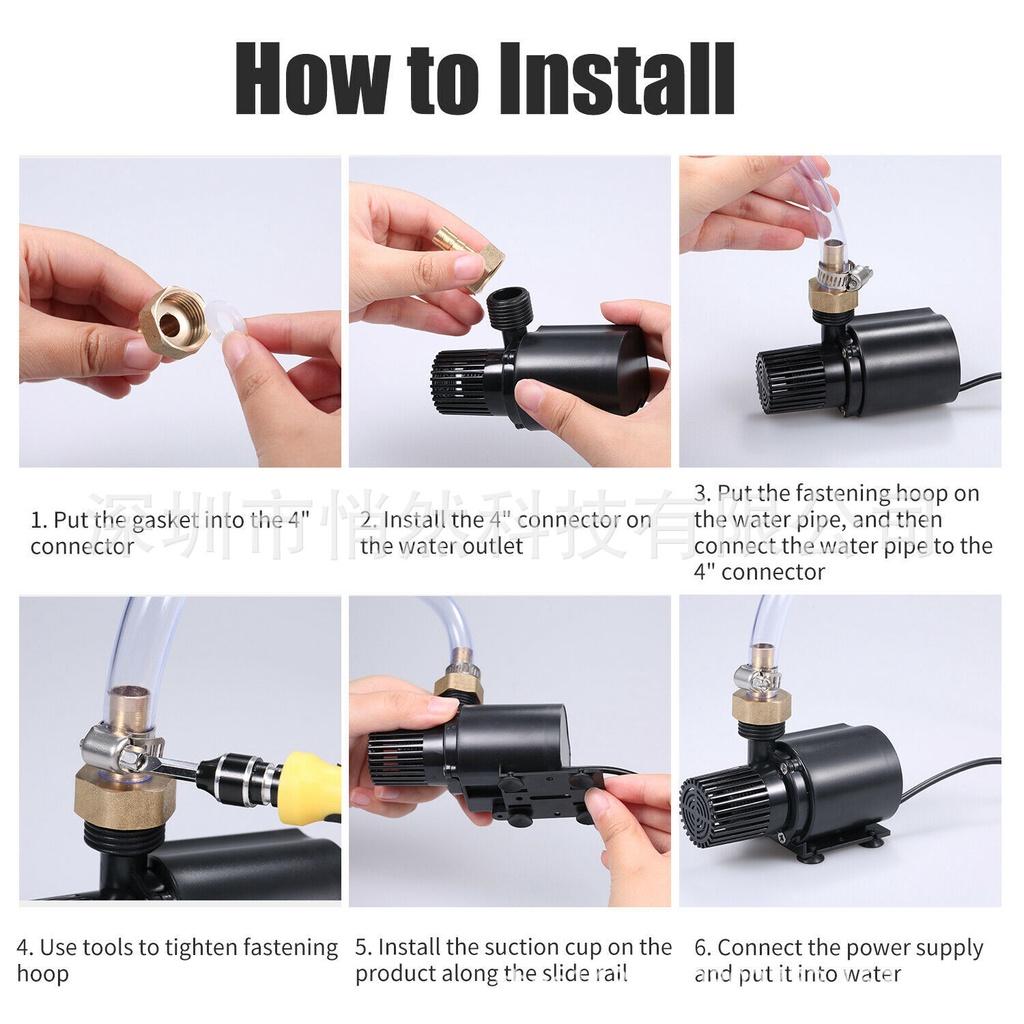 BƠM MINI 12V-15W ĐIỀU CHỈNH ĐƯỢC LƯU LƯỢNG- phụ kiện thủy sinh - shopleo