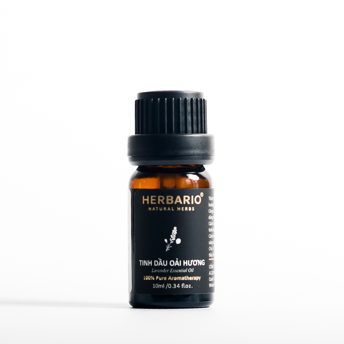 Tinh dầu oải hương nguyên chất herbario 10ml (Lavender Essential Oil)) 