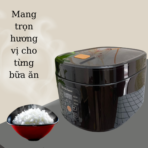 Nồi cơm điện tử lòng niêu đa năng SILVER CREST TK-108 dung tích 3L ( 4-6 người ăn ) Hàng chính hãng