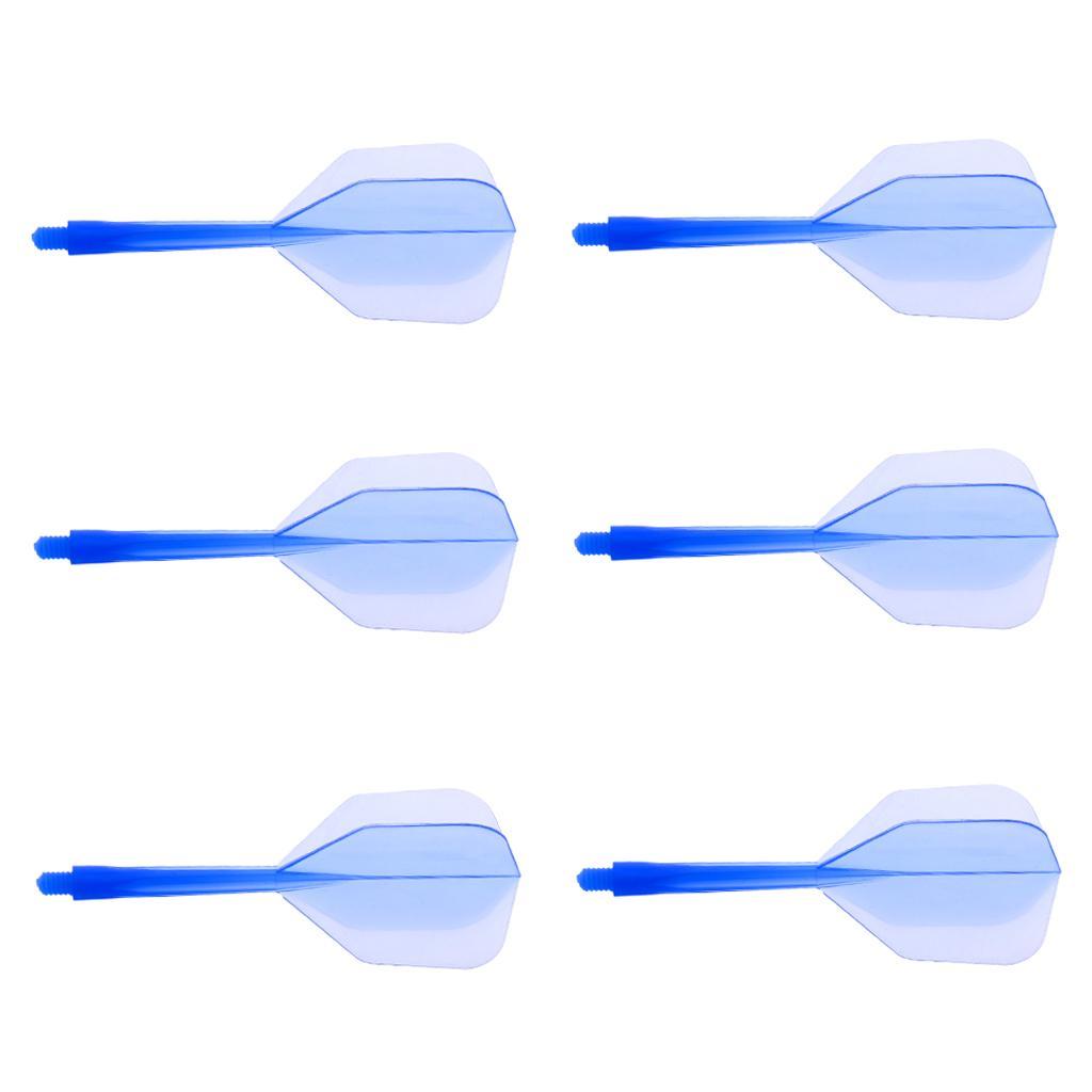 Set of 18 Pieces Quality Transparent 2BA Thread Dart Shafts Stems Dart Flights