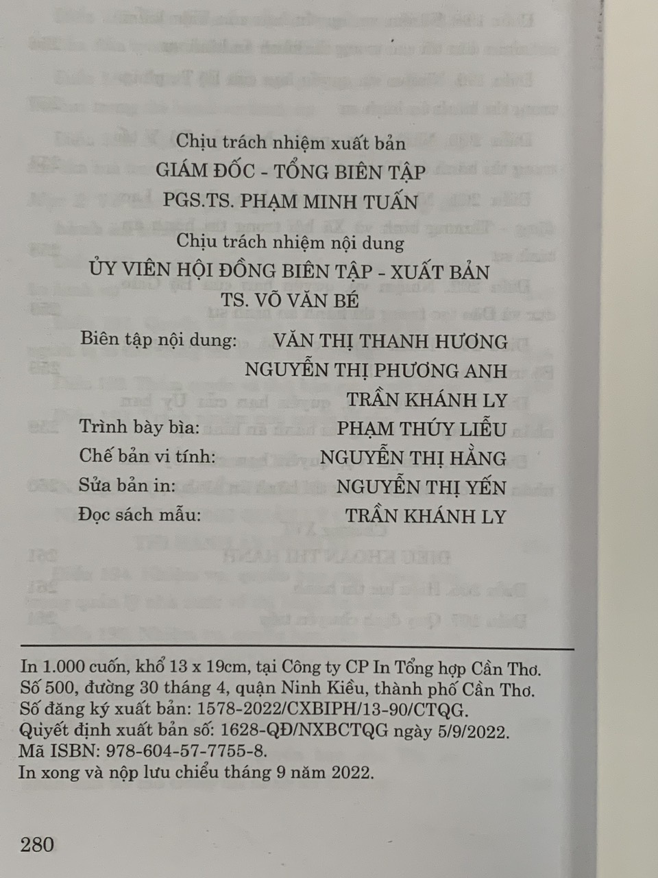 Luật Thi Hành Án Hình Sự (Hiện Hành)