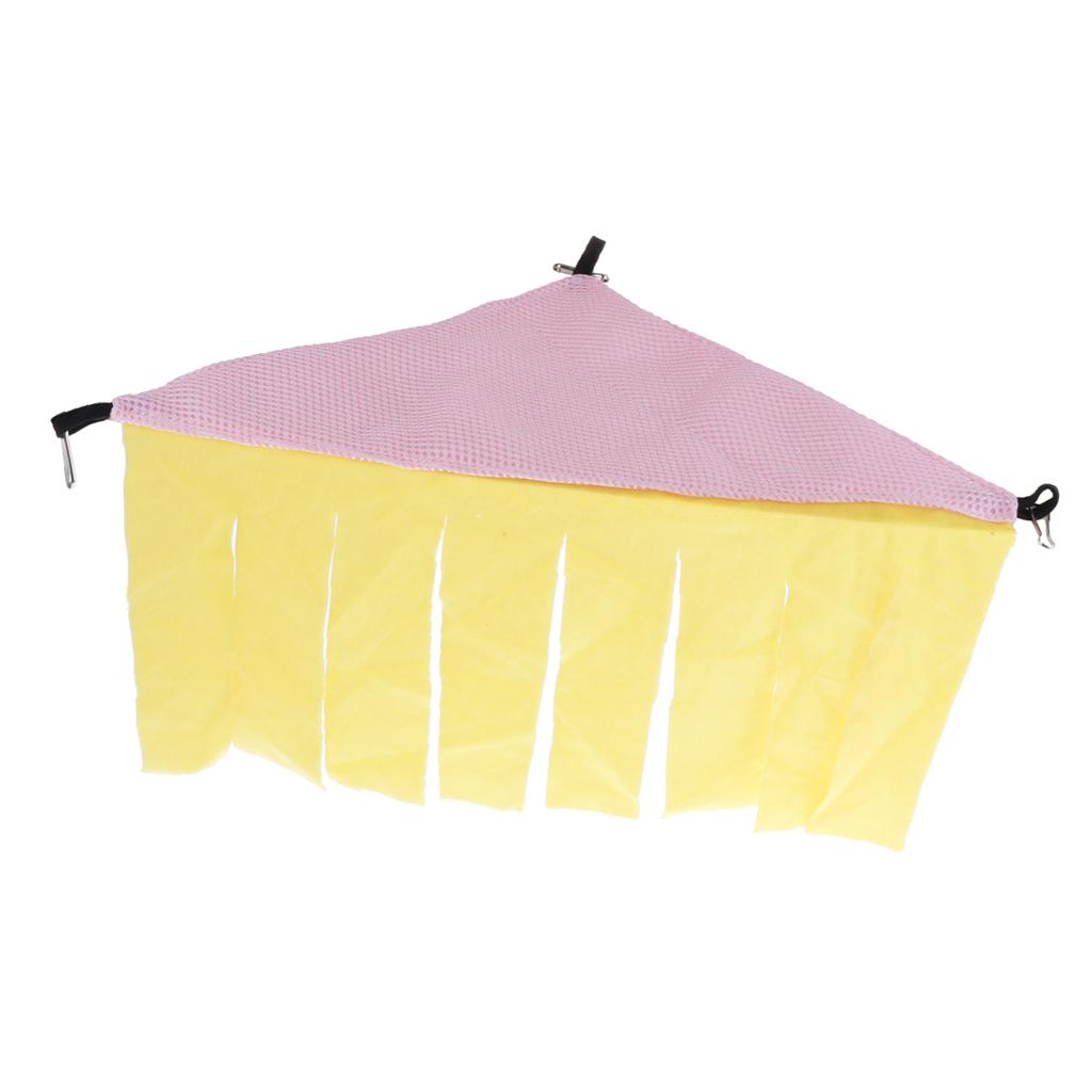 Hamster Squirrel Hammock Small Animal Play Sleep Hamster Bed Nest Pink