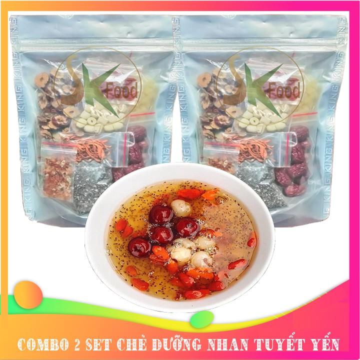 Chè dưỡng nhan tuyết yến bổ dưỡng thanh mát mỗi 1 set gồm 12 vị nấu được khoảng 12 chai 330ml
