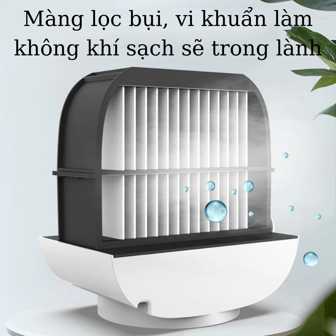 Quạt điều hòa mini để bàn TiLoKi Air Cooler M201 3 tốc độ làm mát nhanh tiết kiệm điện - Hàng Chính Hãng