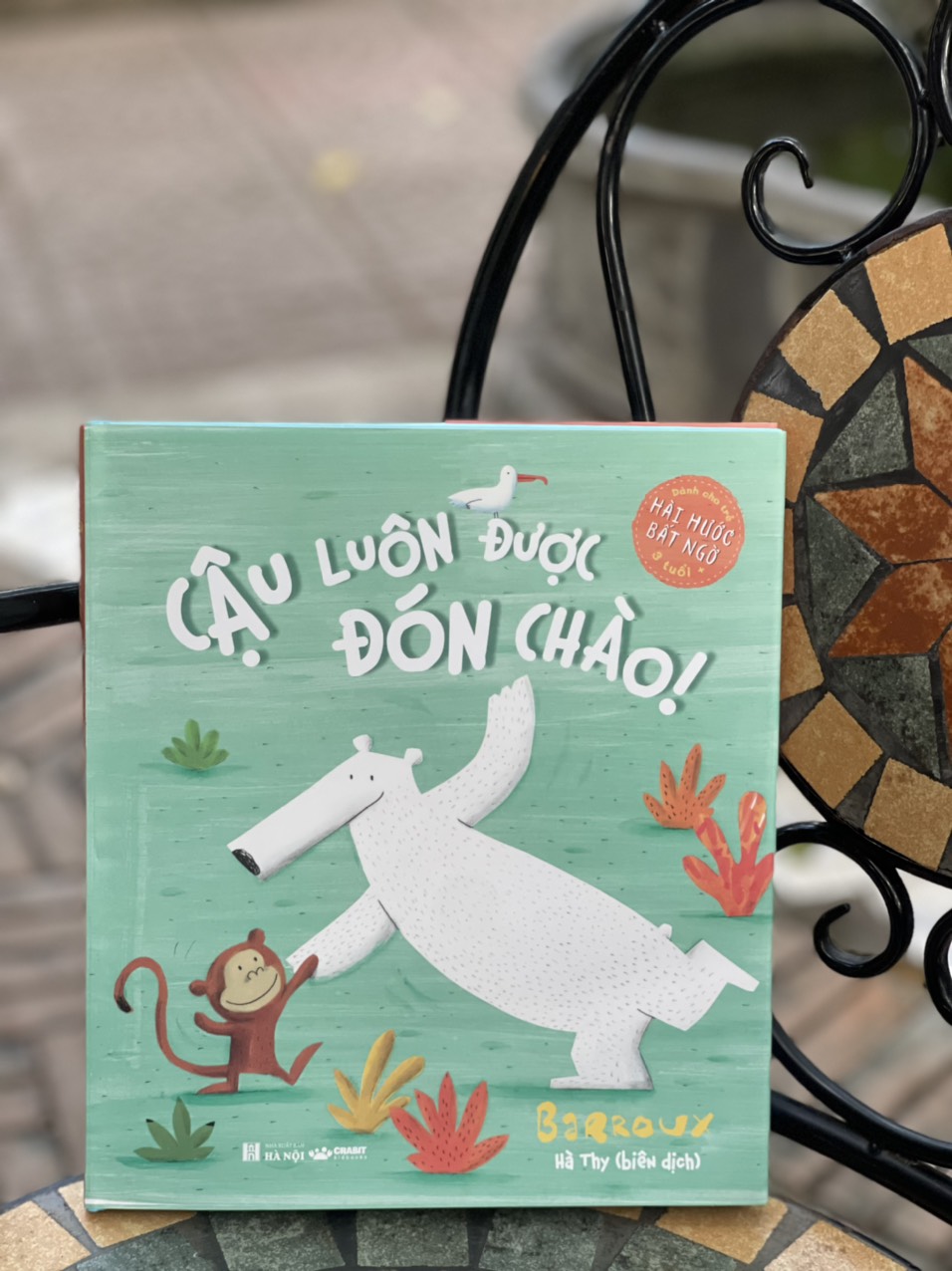 CẬU LUÔN ĐƯỢC ĐÓN CHÀO - Barroux -  Hà Thy dịch - Crabit Kidbooks